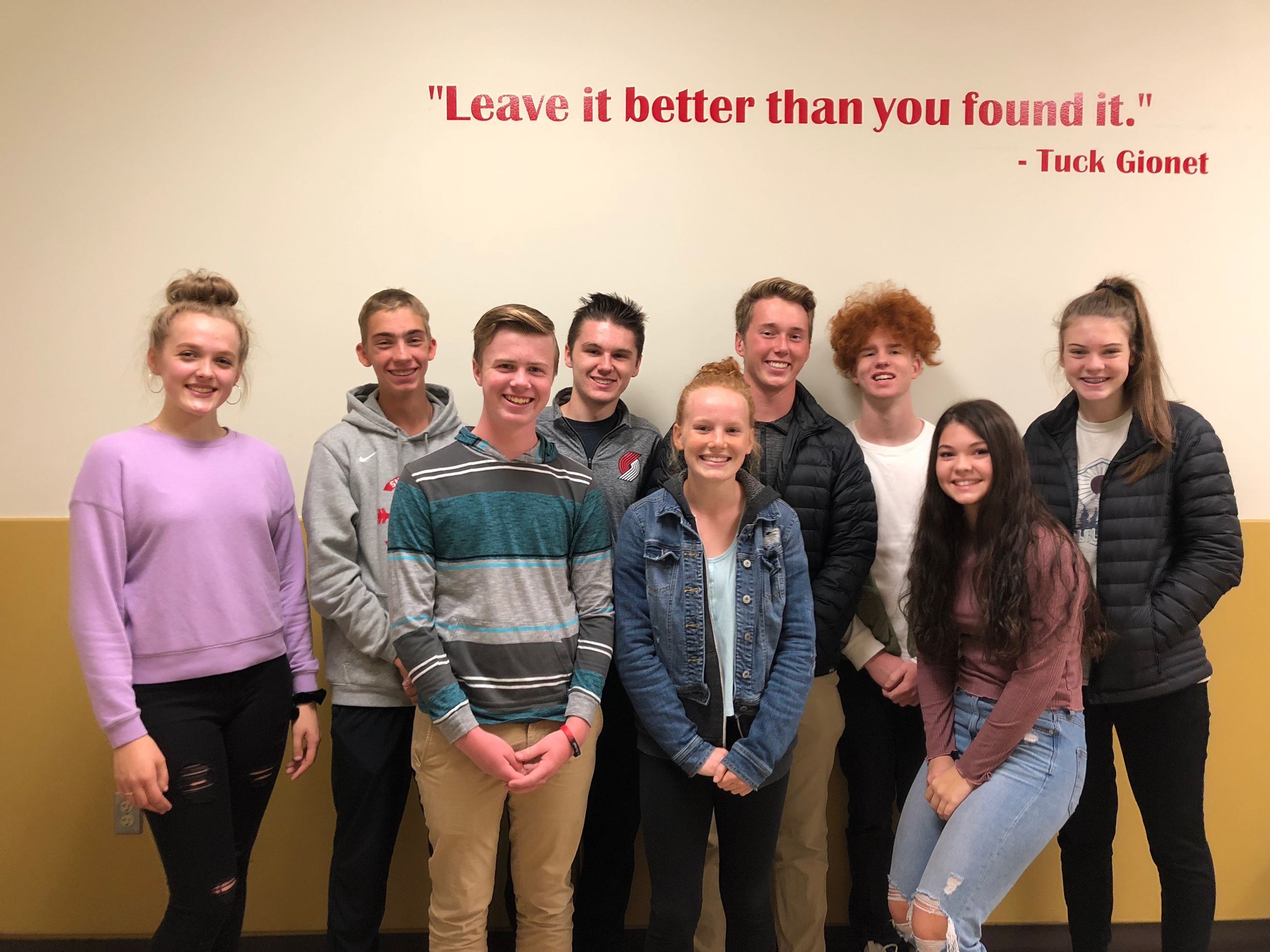 Snohomish Youth Council Fall 2018