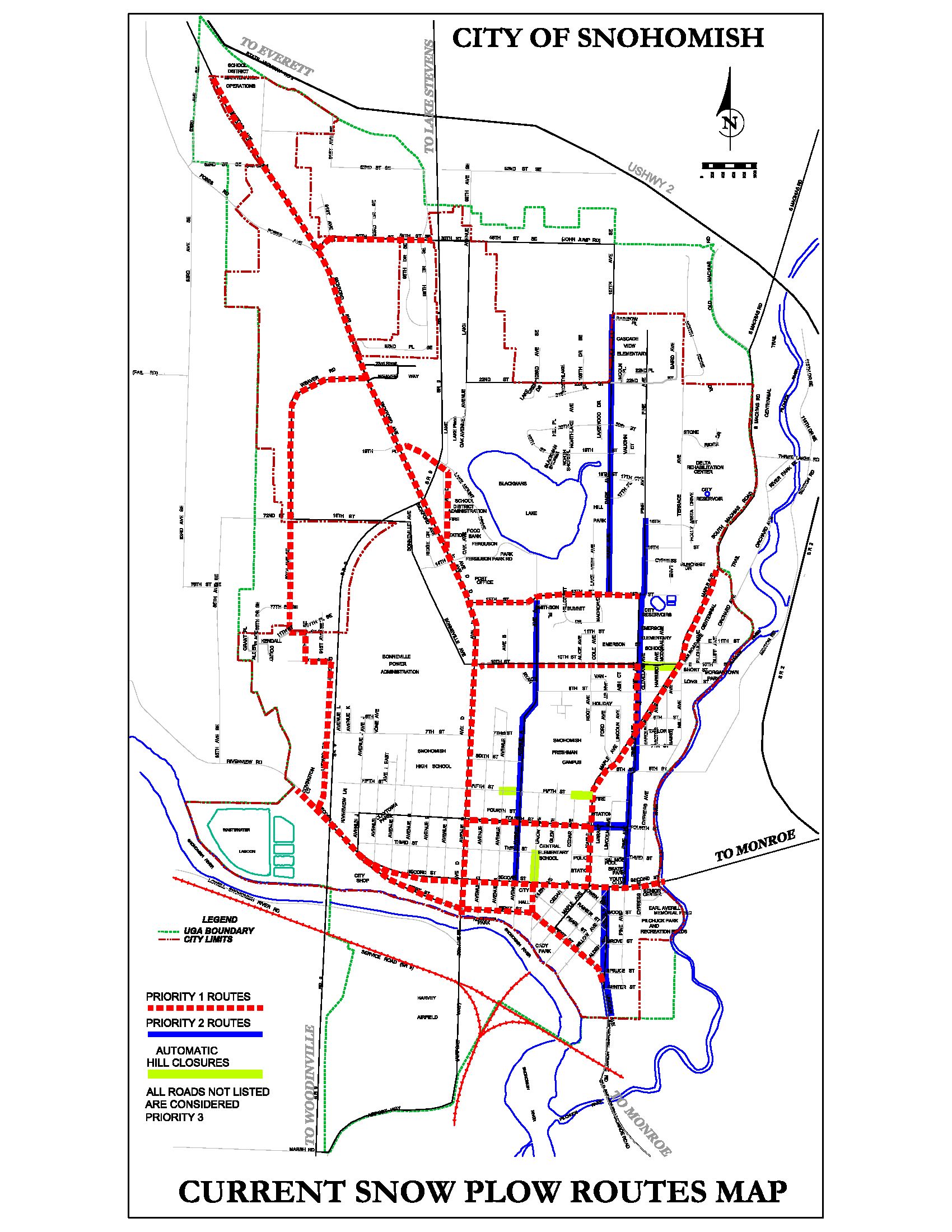 Snowplow Routes