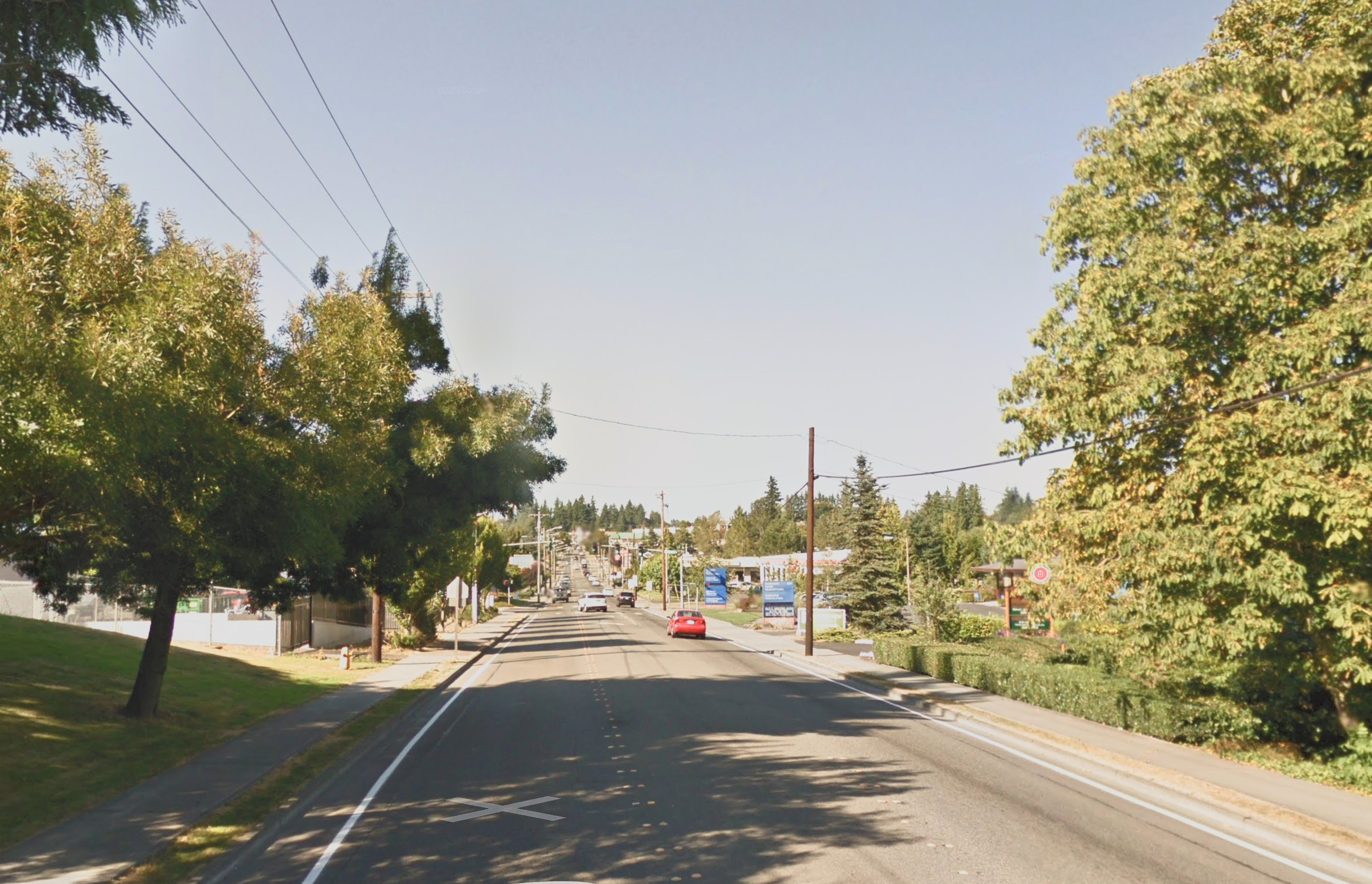 Picture of Avenue D looking north.